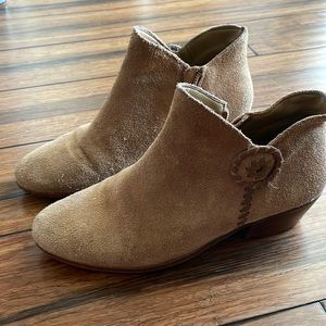 Jack Rogers suede ankle boot